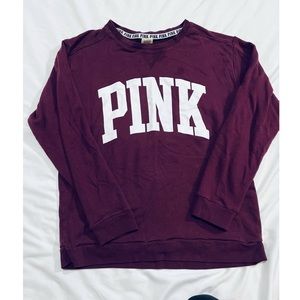 Victoria’s Secret “pink” crew cut sweater.